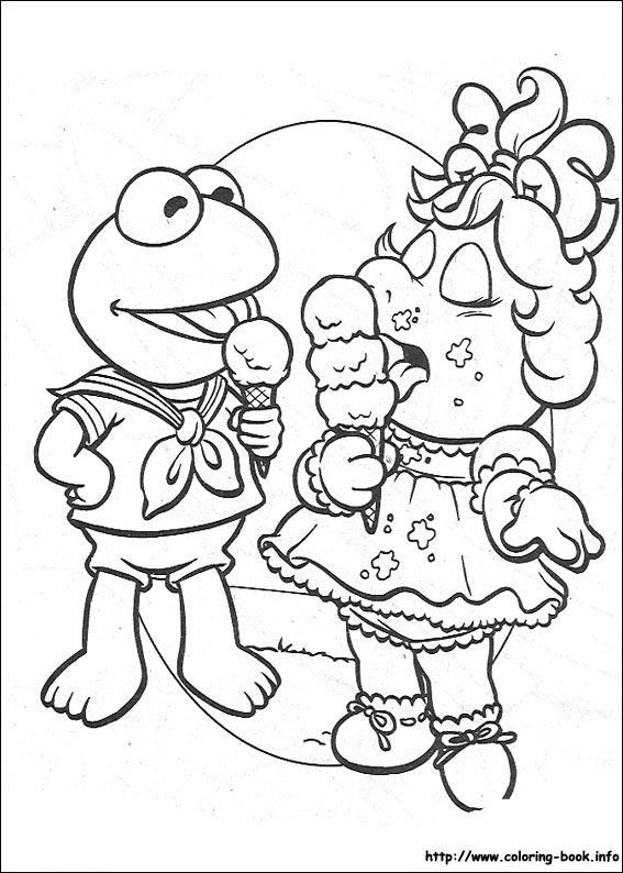 Muppet Babies coloring picture